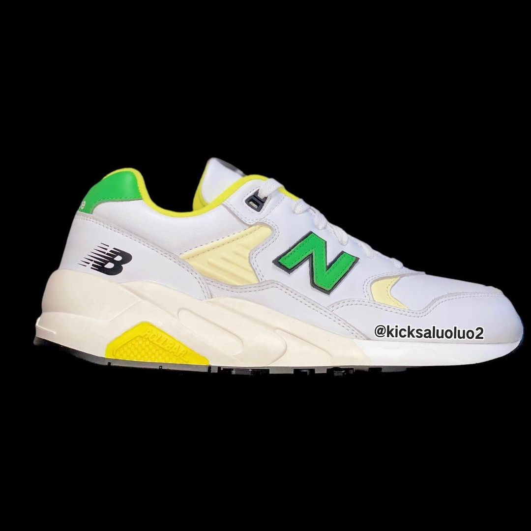 【サンプル】New Balance 580v2 "White/Yellow/Green" (ニューバランス "ホワイト/イエロー/グリーン")