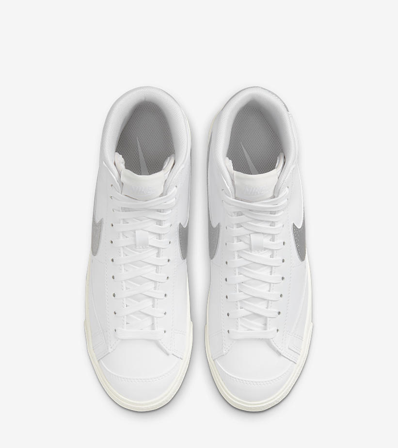 2022年 発売予定！ナイキ ブレーザー ミッド “ホワイト/メタリックシルバー” (NIKE BLAZER MID “White/Metallic Silver”) [DQ7574-100]