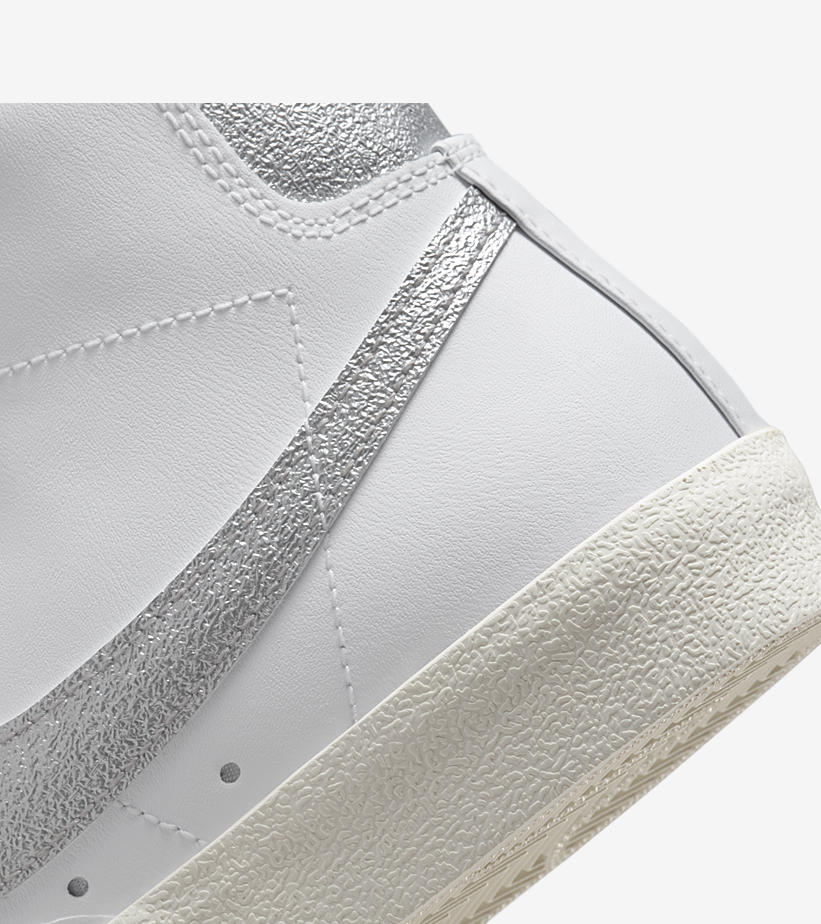 2022年 発売予定！ナイキ ブレーザー ミッド “ホワイト/メタリックシルバー” (NIKE BLAZER MID “White/Metallic Silver”) [DQ7574-100]