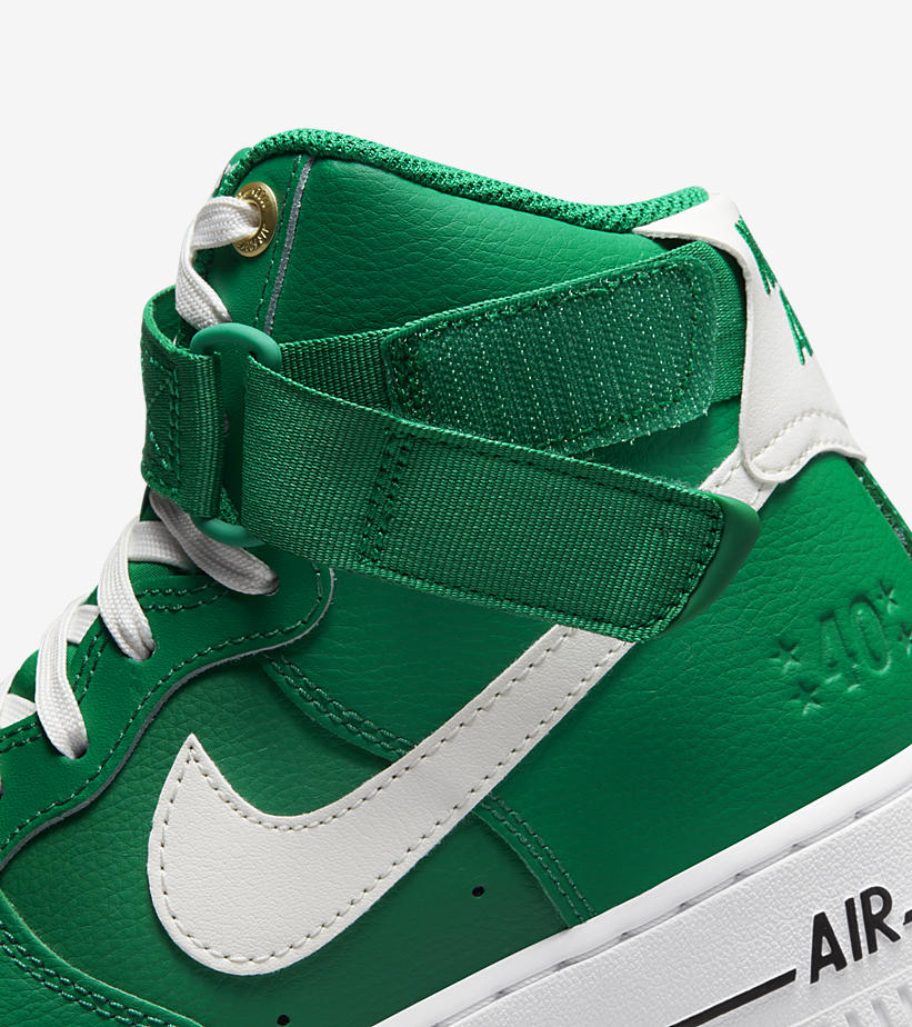 【国内 10/13 発売】ナイキ フォース 1 ハイ “40周年モデル/グリーン/ホワイト” (NIKE AIR FORCE 1 HIGH “40th/Green/White”) [DQ7584-300]