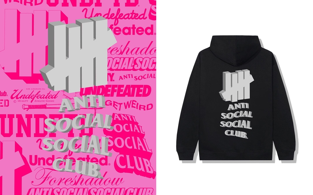 Anti Social Social Club × UNDEFEATED 最新コラボが日本時間 7/17 00:00~ 発売 (アンチ ソーシャル ソーシャル クラブ アンディフィーテッド)