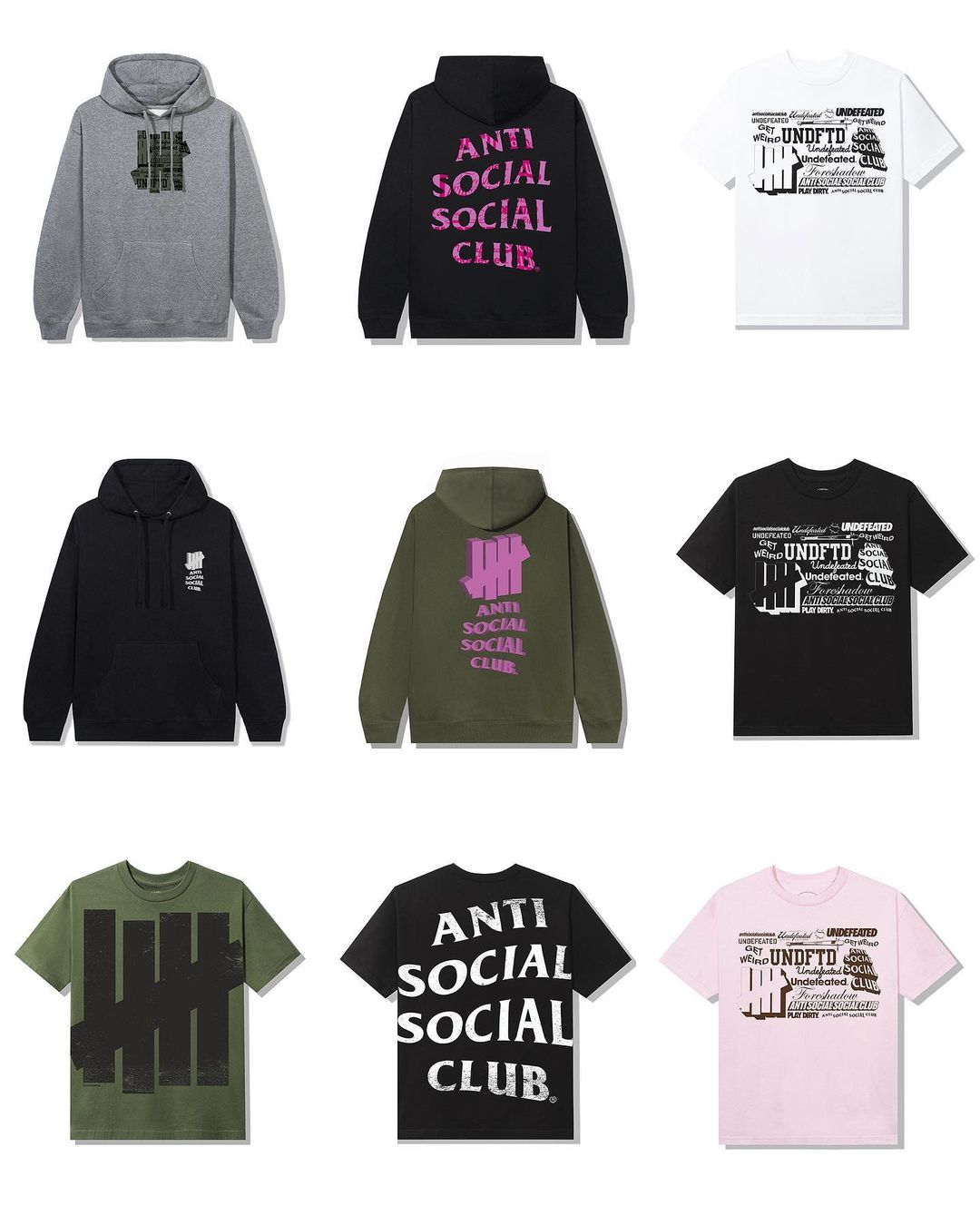 Anti Social Social Club × UNDEFEATED 最新コラボが日本時間 7/17 00:00~ 発売 (アンチ ソーシャル ソーシャル クラブ アンディフィーテッド)