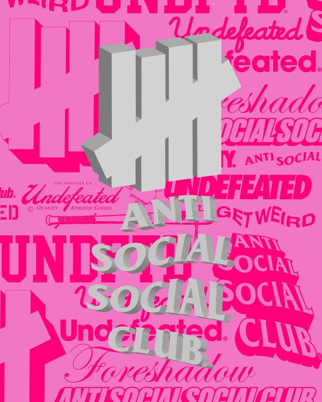 Anti Social Social Club × UNDEFEATED 最新コラボが日本時間 7/17 00:00~ 発売 (アンチ ソーシャル ソーシャル クラブ アンディフィーテッド)