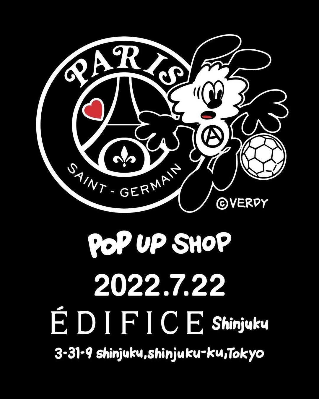 Verdy×psg パーカーM