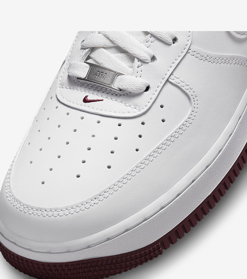 2022年 発売予定！ナイキ エア フォース 1 07 ロー “ホワイト/ダークビートルート” (NIKE AIR FORCE 1 07 LOW “White/Dark Beetroot”) [DH7561-106]