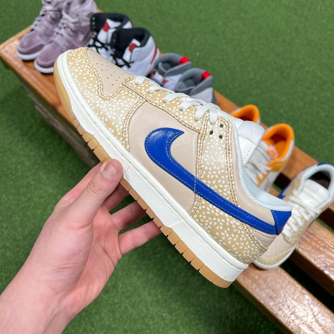 2022年 発売予定！ナイキ ダンク ロー “セサミ/ブルースウッシュ” (NIKE DUNK LOW “Sesame/Blue Swoosh”) [DZ4853-200]