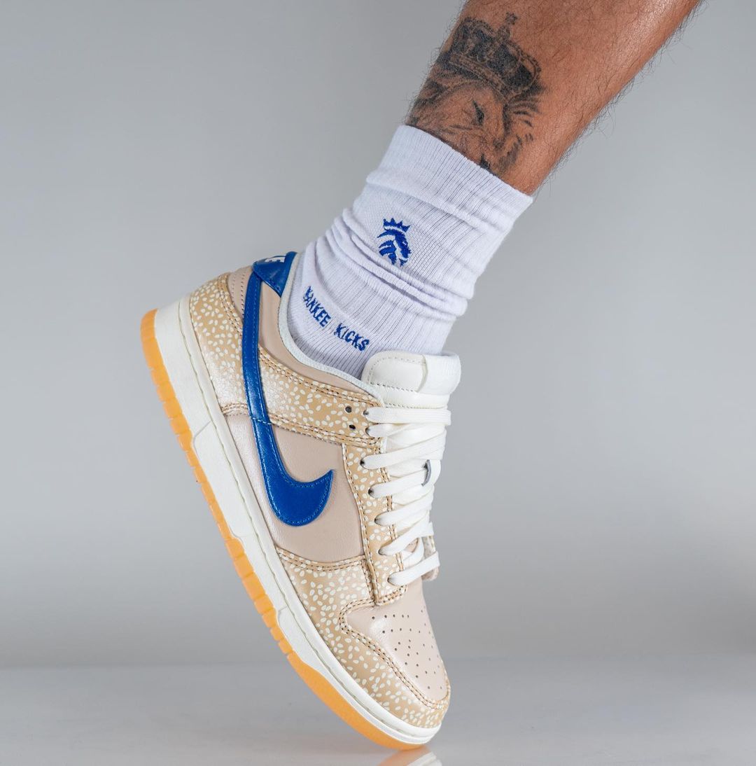 2022年 発売予定！ナイキ ダンク ロー “セサミ/ブルースウッシュ” (NIKE DUNK LOW “Sesame/Blue Swoosh”) [DZ4853-200]