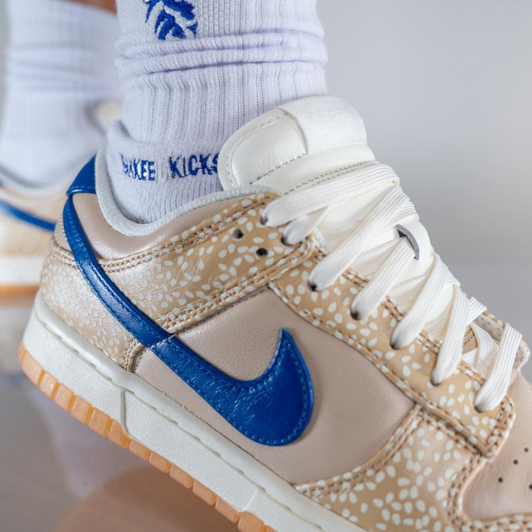 2022年 発売予定！ナイキ ダンク ロー “セサミ/ブルースウッシュ” (NIKE DUNK LOW “Sesame/Blue Swoosh”) [DZ4853-200]