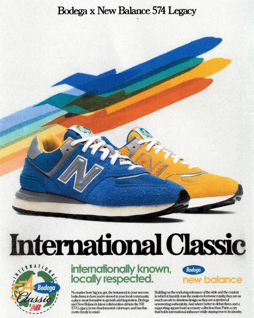 【国内 7/22 発売】Bodega × New Balance U574 LAGECY LGB1/LGD1 "Departure/Arrival" (ボデガ ニューバランス)