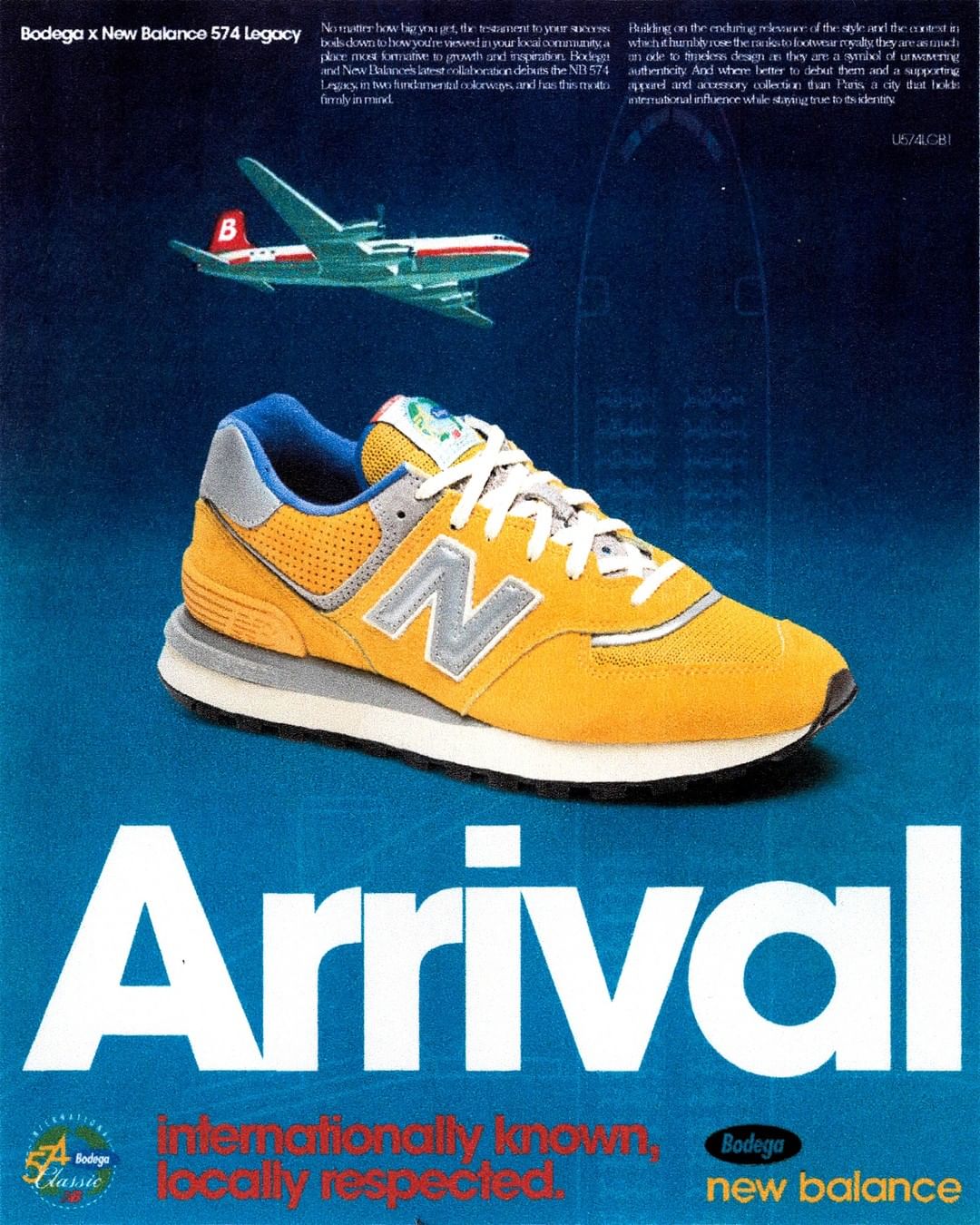 【国内 7/22 発売】Bodega × New Balance U574 LAGECY LGB1/LGD1 “Departure/Arrival” (ボデガ ニューバランス)