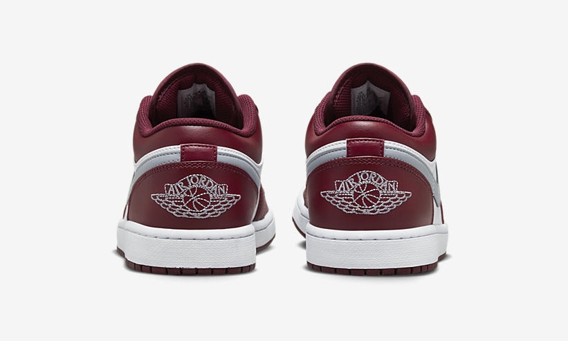 【国内 11/18 発売】ナイキ エア ジョーダン 1 ロー “ボルドー/ホワイト/メタリックシルバー” (NIKE AIR JORDAN 1 LOW “Bordeaux/White/Metallic Silver”) [553558-615]