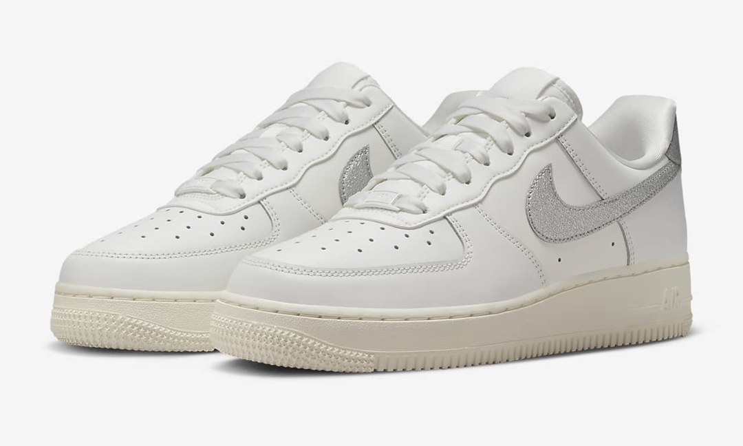 2022年 発売予定！ナイキ ウィメンズ エア フォース 1 ロー “シルバースウッシュ” (NIKE WMNS AIR FORCE 1 LOW “Silver Swoosh”) [DQ7569-100]