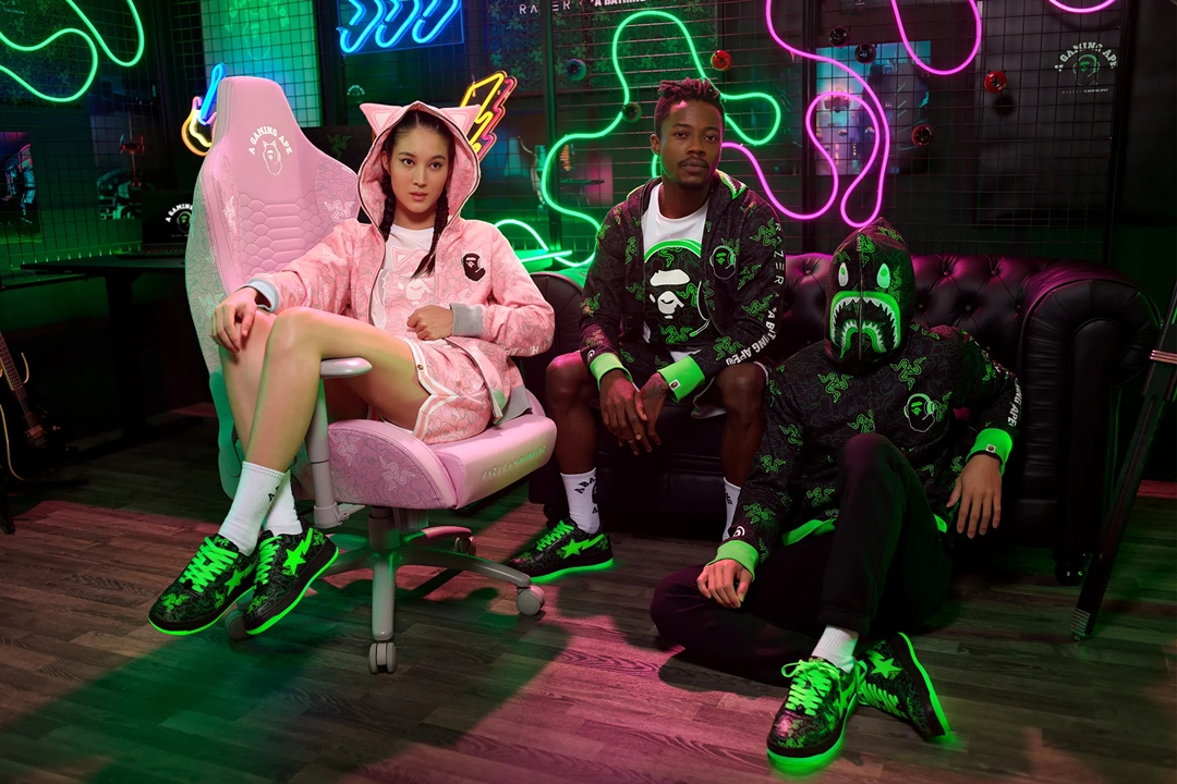 A BATHING APE × RAZER コラボ「A Gaming Ape Spring Summer 2022」が7/23 発売 (ア ベイシング エイプ レイザー)