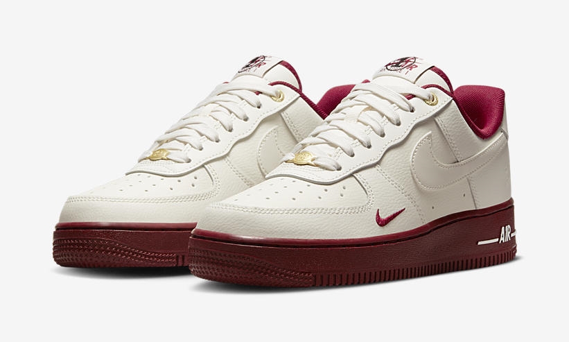 2022年 発売予定！ナイキ フォース 1 ロー “40周年モデル/バーガンディ” (NIKE AIR FORCE 1 LOW “40th/Burgundy”) [DQ7582-100]