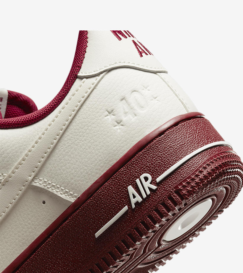 2022年 発売予定！ナイキ フォース 1 ロー “40周年モデル/バーガンディ” (NIKE AIR FORCE 1 LOW “40th/Burgundy”) [DQ7582-100]