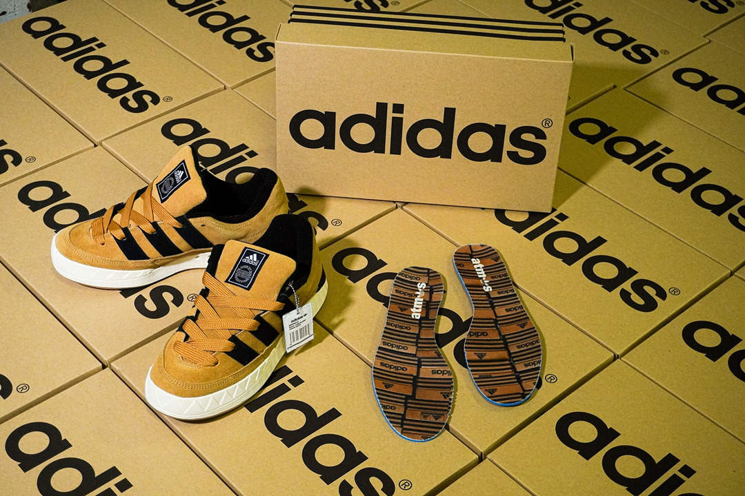 【国内 9/17 発売】atmos × adidas Originals ADIMATIC OG “SHOEBOX/Mesa” (アトモス アディダス オリジナルス アディマティック OG “シューボックス/メサ”) [HQ3935]