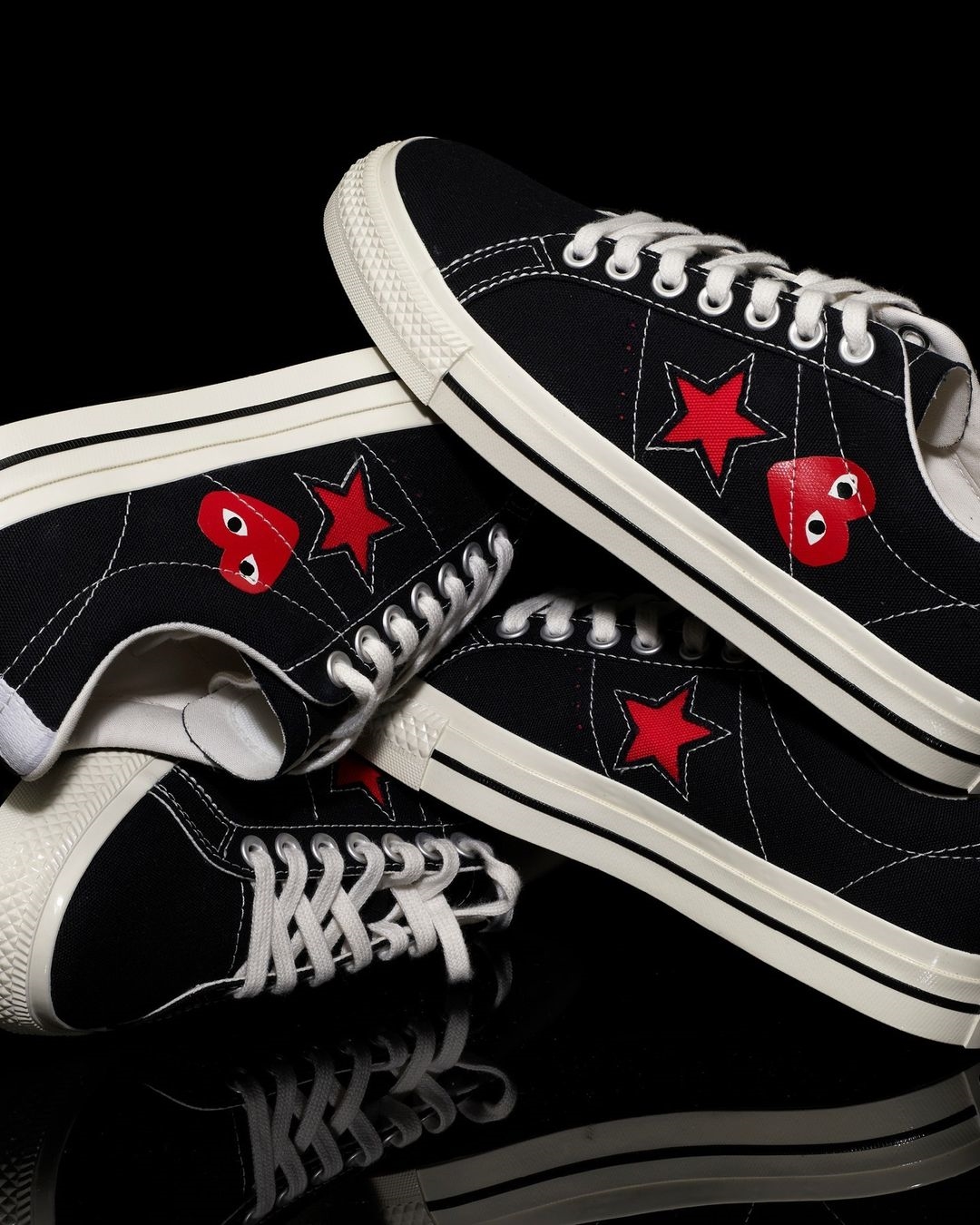 プレイ・コム デ ギャルソン × コンバース ワンスター が7/28 発売 (PLAY COMME des GARCONS CONVERSE ONE STAR)