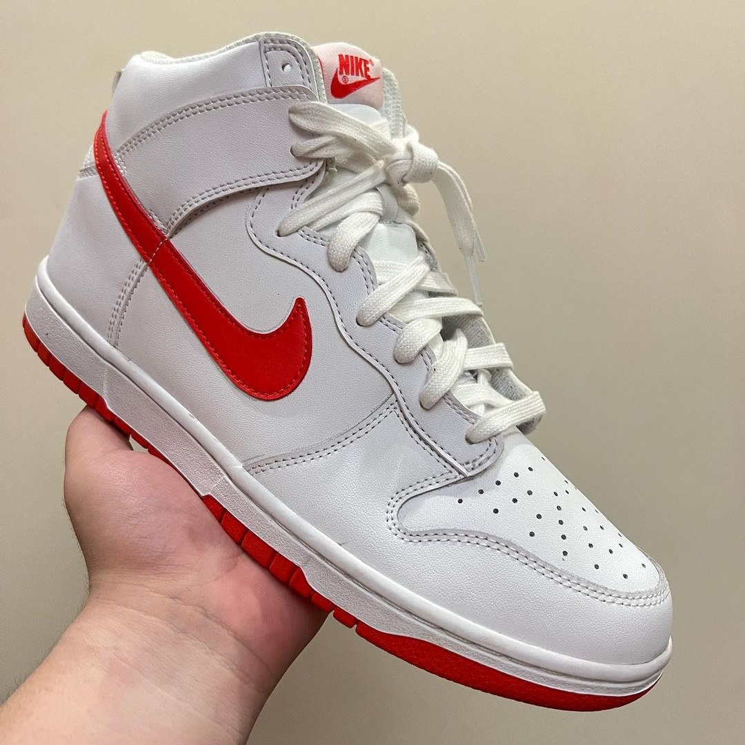 2023年 春 発売予定！ナイキ ダンク ハイ “ホワイト/ピカンテレッド” (NIKE DUNK HIGH “White/Picante Red”) [DV0828-100]