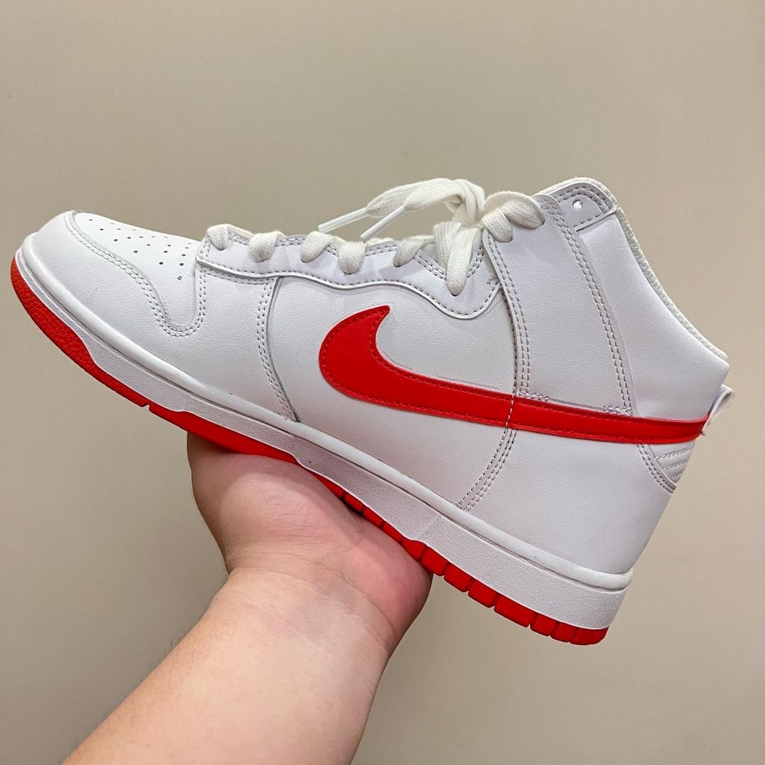 2023年 春 発売予定！ナイキ ダンク ハイ “ホワイト/ピカンテレッド” (NIKE DUNK HIGH “White/Picante Red”) [DV0828-100]