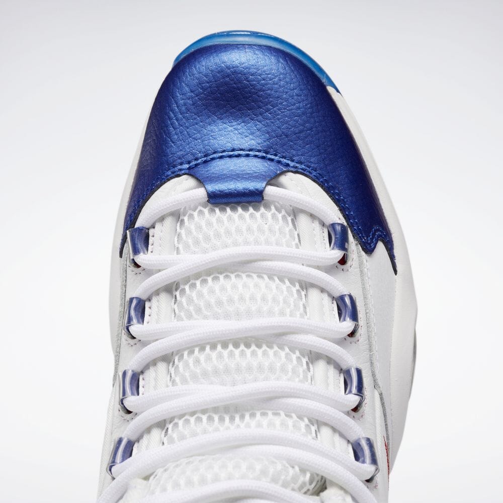 【国内 7/22 発売】REEBOK QUESTION MID “White/Classic Cobalt/Clear” (リーボック クエスチョン ミッド “ホワイト/クラシックコバルト/クリア”) [GX0227]