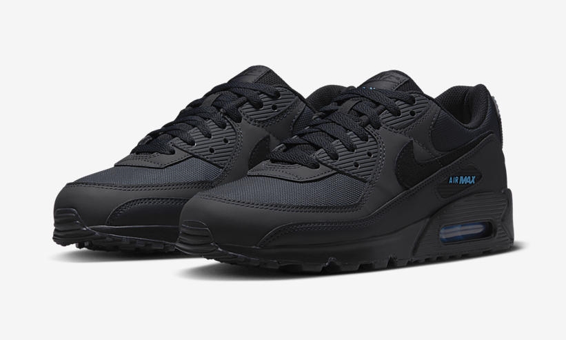 2022年 発売予定！ナイキ エア マックス 90 “ダークスモークグレー/ブラック/レーザーブルー” (NIKE AIR MAX 90 “Dark Smoke Grey/Black/Laser Blue”) [DQ4071-002]