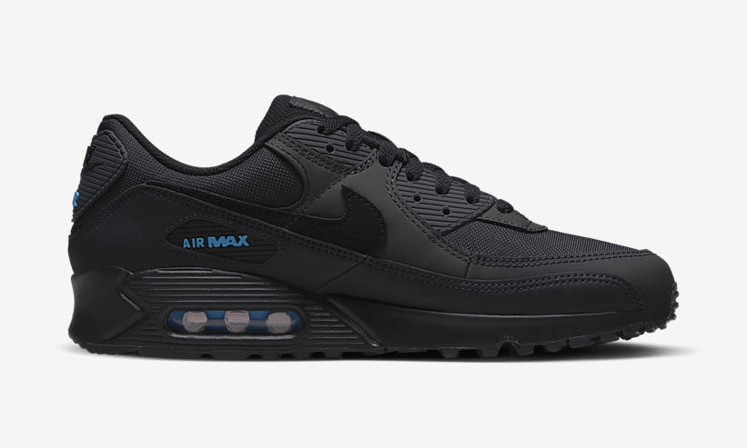 2022年 発売予定！ナイキ エア マックス 90 “ダークスモークグレー/ブラック/レーザーブルー” (NIKE AIR MAX 90 “Dark Smoke Grey/Black/Laser Blue”) [DQ4071-002]