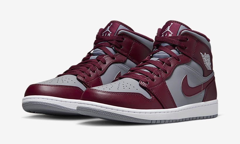 2022年 発売予定！ナイキ エア ジョーダン 1 ミッド “ウルフグレー/チームレッド” (NIKE AIR JORDAN 1 MID "Wolf Grey/Team Red”) [DQ8426-615]