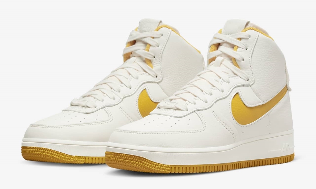 海外発売！ナイキ エア フォース 1 ハイ スカルプト “ファントム/セイル/イエローオークル” (NIKE AIR FORCE 1 HIGH SCULPT “Phantom/Sail/Yellow Ochre”) [DC3590-001]