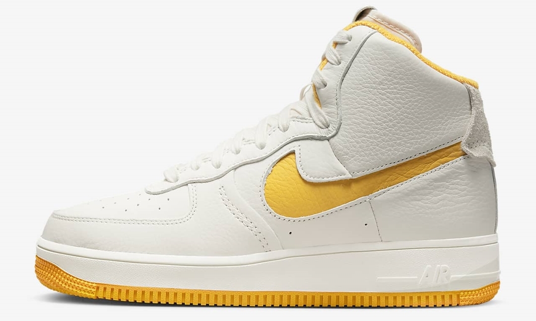 海外発売！ナイキ エア フォース 1 ハイ スカルプト “ファントム/セイル/イエローオークル” (NIKE AIR FORCE 1 HIGH SCULPT “Phantom/Sail/Yellow Ochre”) [DC3590-001]