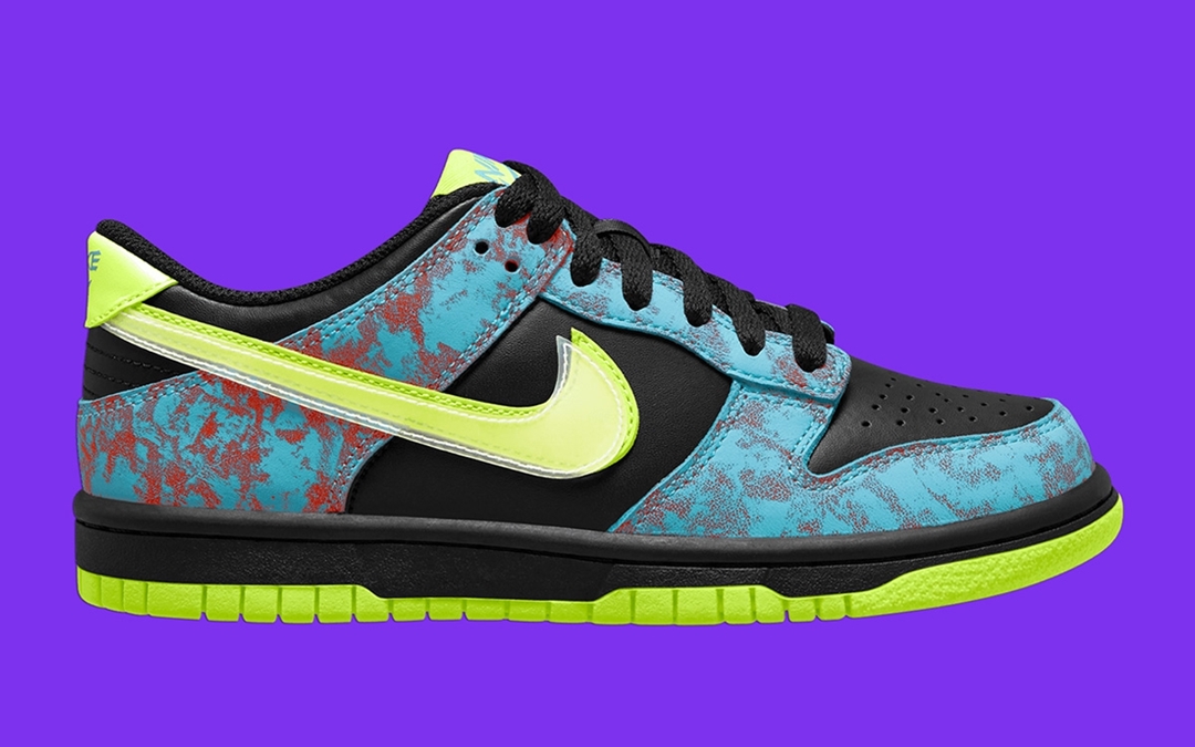 【リーク】ナイキ ダンク ロー “アシッドウォッシュ/ブラック/ティール/ボルト” (NIKE DUNK LOW “Acid Wash/Black/Teal/Volt”)