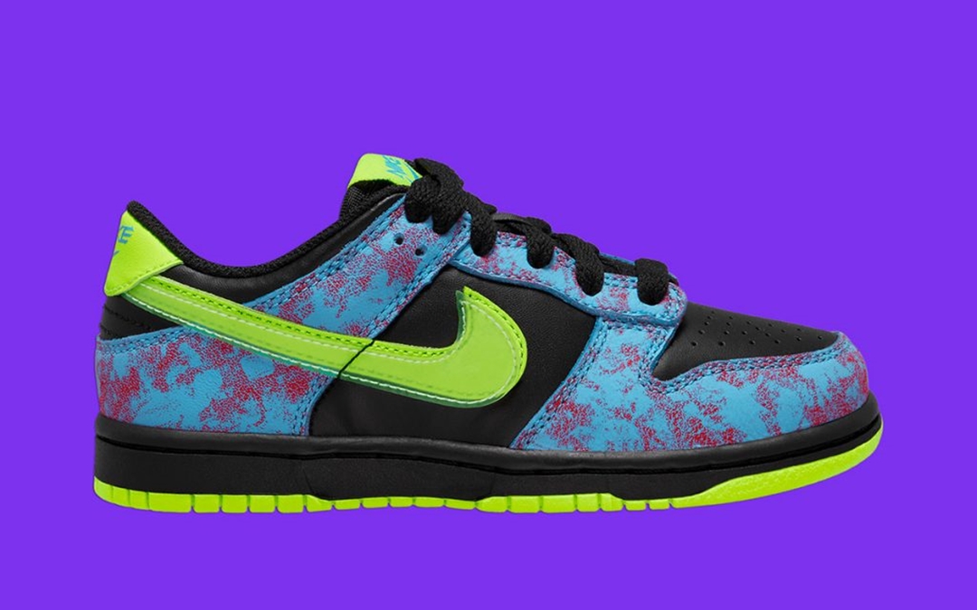 【リーク】ナイキ ダンク ロー “アシッドウォッシュ/ブラック/ティール/ボルト” (NIKE DUNK LOW “Acid Wash/Black/Teal/Volt”)