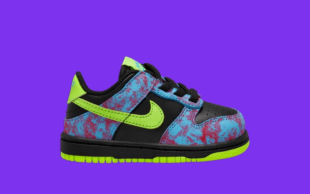 【リーク】ナイキ ダンク ロー “アシッドウォッシュ/ブラック/ティール/ボルト” (NIKE DUNK LOW “Acid Wash/Black/Teal/Volt”)