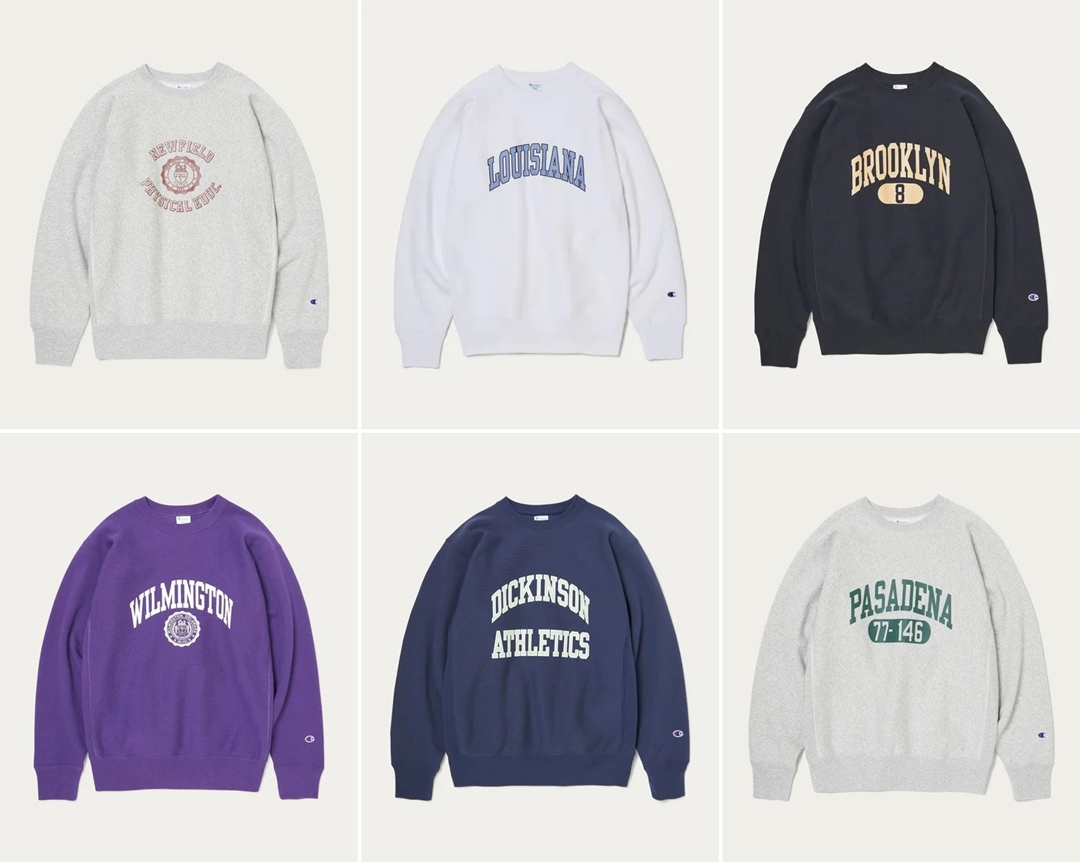 BEAUTY&YOUTH × Champion / 別注 REVERSE WEAVE PRINT SWEAT/スウェットが7/25 発売 (ビューティアンドユース チャンピオン)