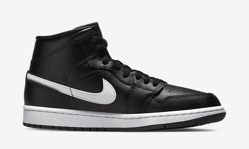 2022年 発売！ナイキ エア ジョーダン 1 ミッド “ブラック/ホワイト” (NIKE AIR JORDAN 1 MID “Black/White”) [DV0991-001]