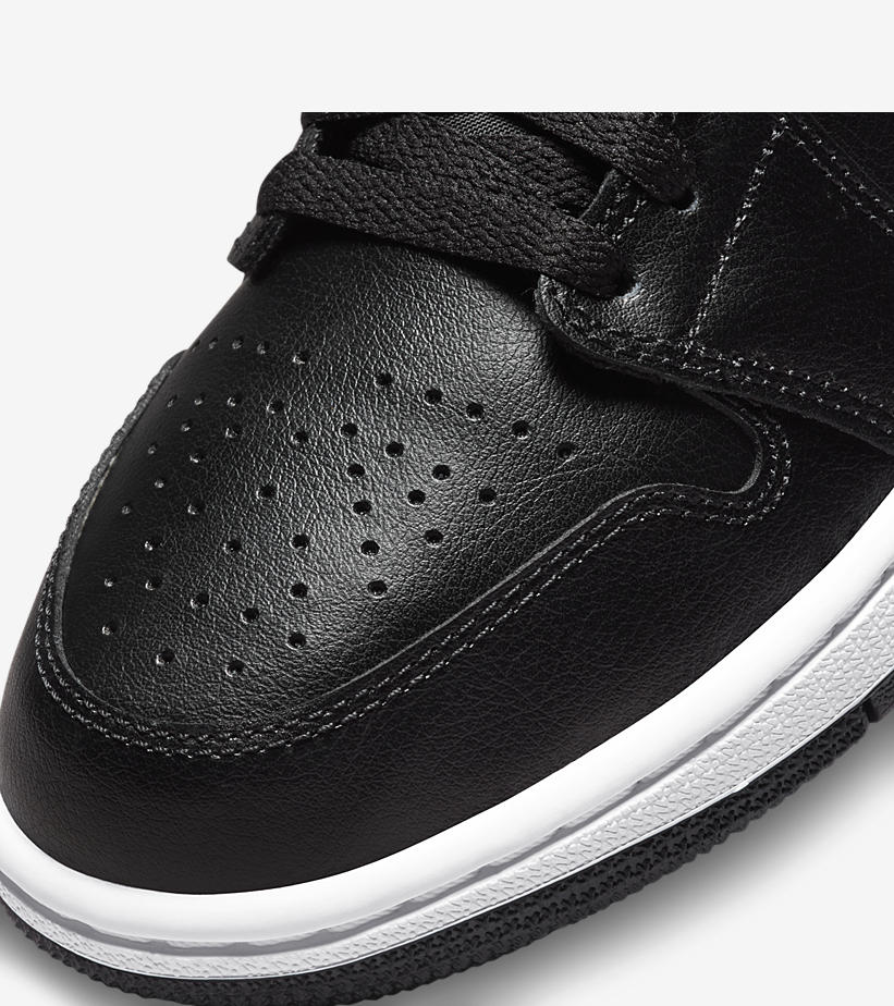 2022年 発売！ナイキ エア ジョーダン 1 ミッド “ブラック/ホワイト” (NIKE AIR JORDAN 1 MID “Black/White”) [DV0991-001]