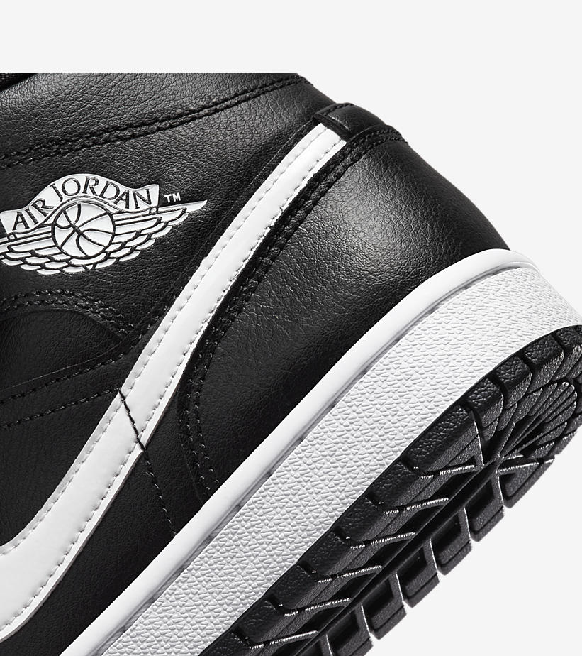 2022年 発売！ナイキ エア ジョーダン 1 ミッド “ブラック/ホワイト” (NIKE AIR JORDAN 1 MID “Black/White”) [DV0991-001]