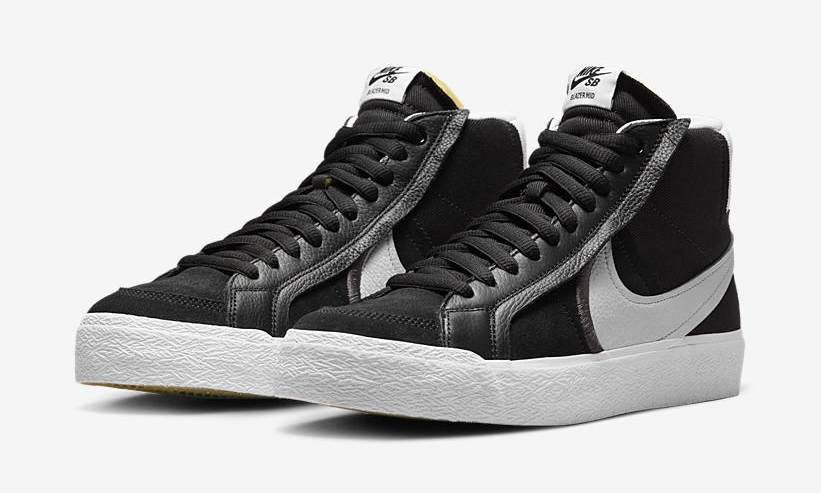 2022年 発売予定！ナイキ SB ブレーザー ミッド “オーバーサイズ/ブラック/ホワイト” (NIKE SB BLAZER MID “Oversized/Black/White”) [DR9144-001]