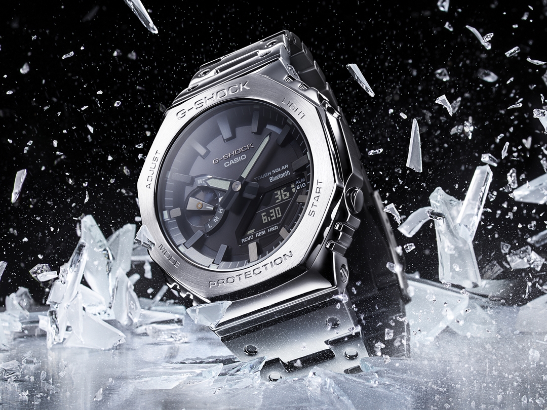 G-SHOCKから八角形ベゼル フルメタルモデルシンプルなデザインが人気の「GM-B2100D/GM-B2100BD/GM-B2100GD」が8/12 発売 (Gショック ジーショック)