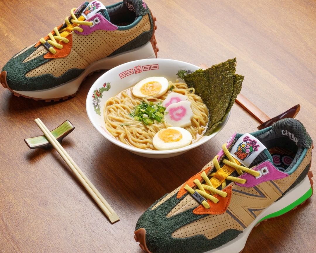 海外 7/30 発売！Your ID Store x New Balance MS327 “Lamén” (ユア アイディ ニューバランス “ラーメン”)