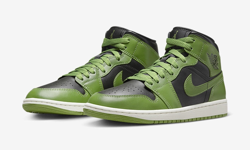 海外 11/14 発売予定！ナイキ エア ジョーダン 1 ミッド “ブラック/グリーン” (NIKE AIR JORDAN 1 MID “Black/Green”) [BQ6472-031]