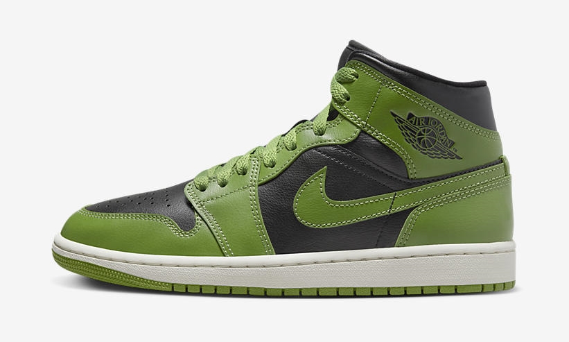 海外 11/14 発売予定！ナイキ エア ジョーダン 1 ミッド “ブラック/グリーン” (NIKE AIR JORDAN 1 MID “Black/Green”) [BQ6472-031]