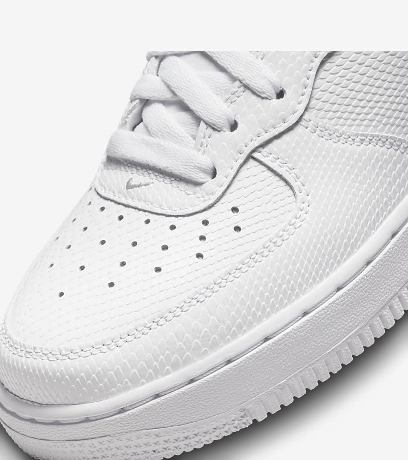 2022年 発売予定！ナイキ エア フォース 1 ミッド “ホワイトレプタイル/ブラック” (NIKE AIR FORCE 1 MID “White Reptile/Black”) [DZ5211-100]