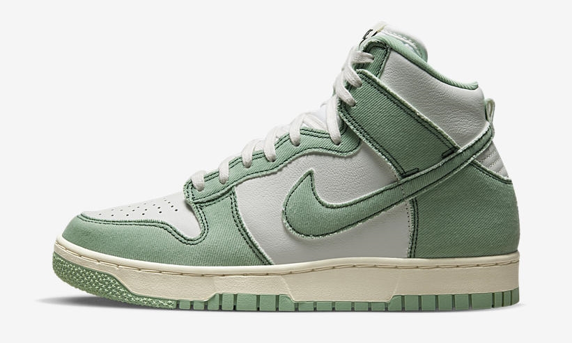 【国内 11/21 発売】ナイキ ウィメンズ ダンク ハイ 1985 “グリーンデニム” (NIKE WMNS DUNK HIGH 1985 “Green Denim”) [DV1143-300]