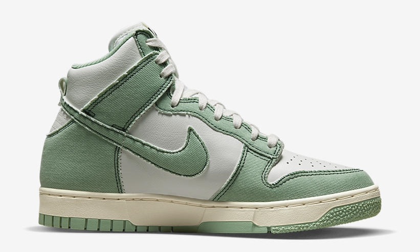 【国内 11/21 発売】ナイキ ウィメンズ ダンク ハイ 1985 “グリーンデニム” (NIKE WMNS DUNK HIGH 1985 “Green Denim”) [DV1143-300]