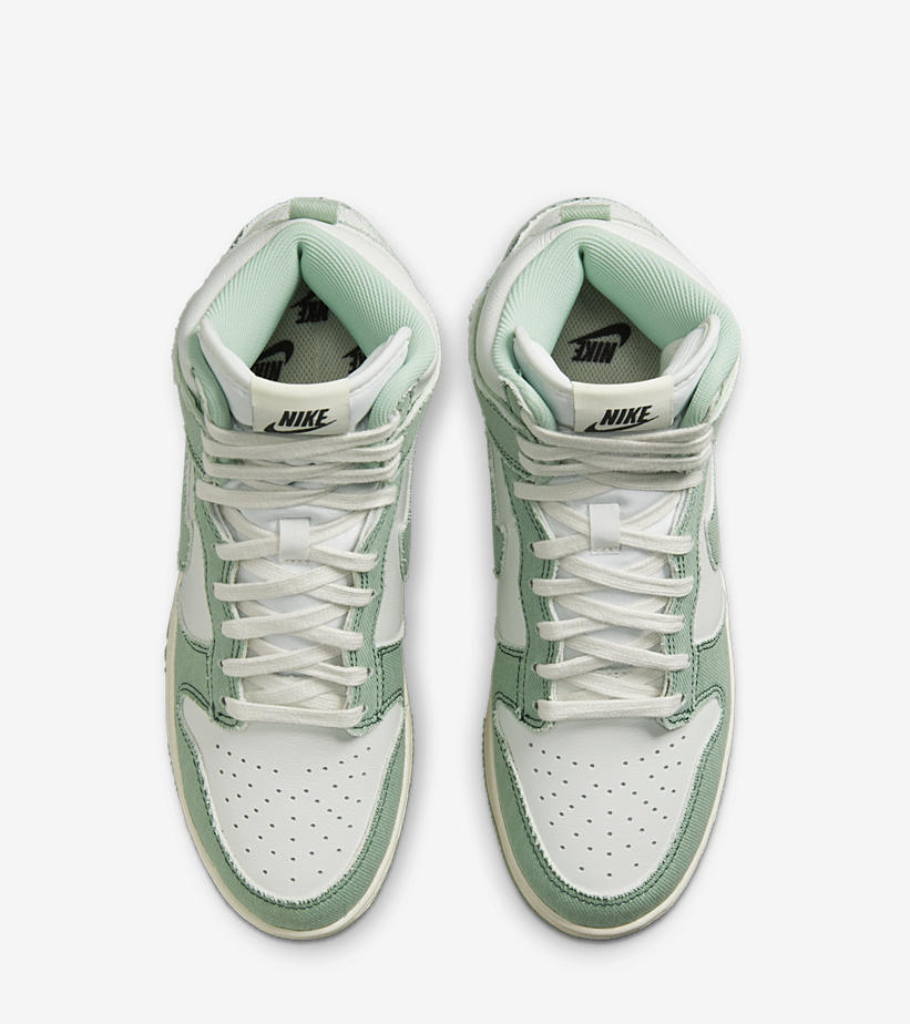 【国内 11/21 発売】ナイキ ウィメンズ ダンク ハイ 1985 “グリーンデニム” (NIKE WMNS DUNK HIGH 1985 “Green Denim”) [DV1143-300]