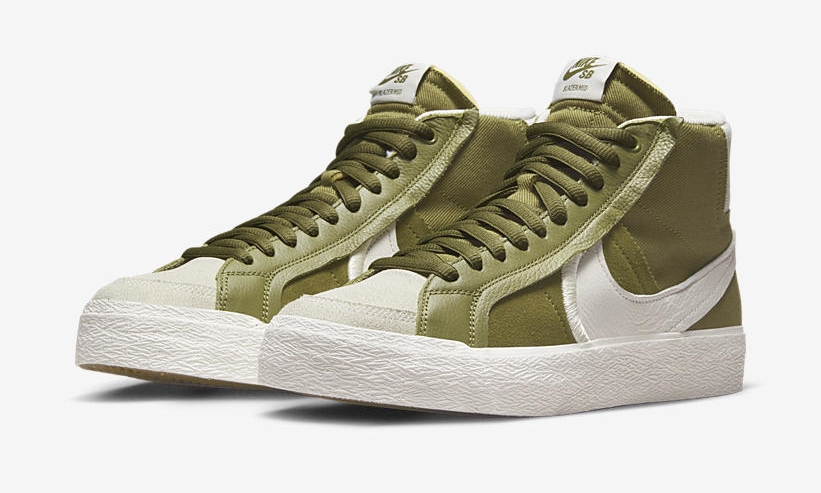 2022年 発売予定！ナイキ SB ブレーザー ミッド “オーバーサイズ/オリーブグリーン” (NIKE SB BLAZER MID “Oversized/Olive Green”) [DR9144-300]