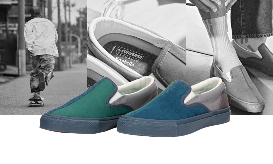 8/26 発売！SAYHELLO × CONVERSE SKATEBOARDING 2022 F/W CS SLIP-ON SK/BREAKSTAR SK OX (セイハロー コンバース スリッポン)