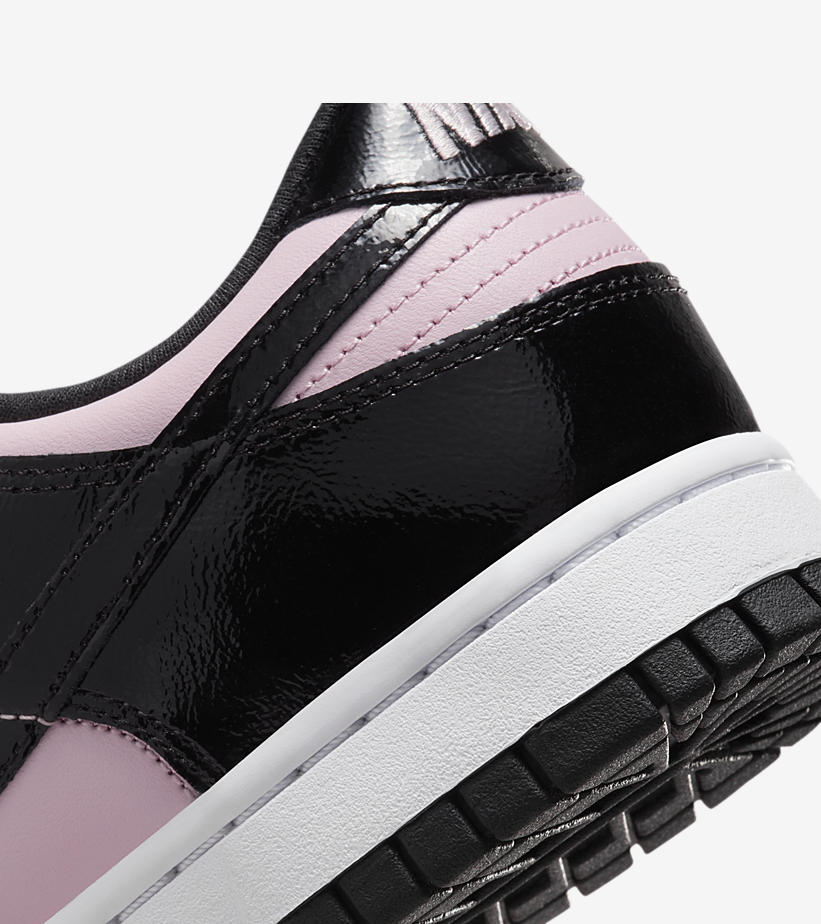 【国内 9/1 発売】ナイキ ウィメンズ ダンク ロー “ピンク/ブラックパテントレザー” (NIKE WMNS DUNK LOW “Pink/Black Patent Leather”) [DJ9955-600]