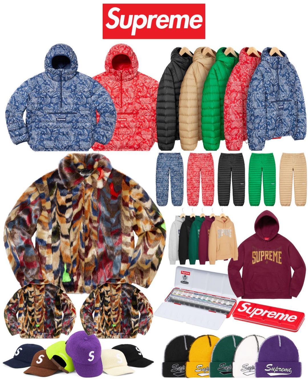 【SUPREME 2022 F/W (シュプリーム 2022年秋冬)】Supreme 2022-2023 SALEが海外 日本時間 1/17 14:00~、国内 1/17 00:00~予定