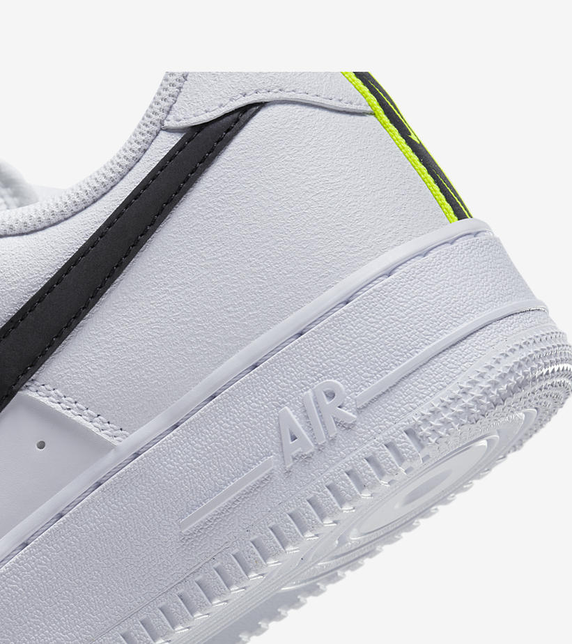 2022年 発売予定！ナイキ エア フォース 1 ロー “ヒールタブ/ホワイト/ボルト” (NIKE AIR FORCE 1 LOW “Heel tab/White/Volt”) [DZ4510-100]